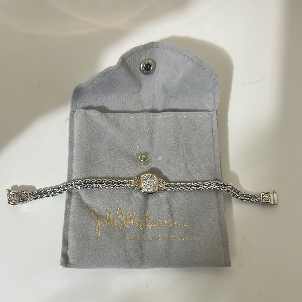 Silver and Gold Chain Bracelet
